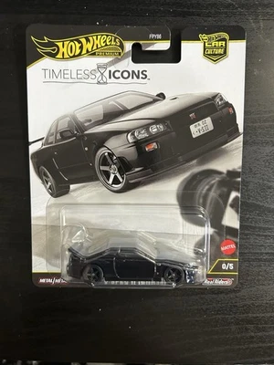 Hot Wheels Nissan Skyline GT-R V-Spec II BNR34 Chase 0/5 - 2025 Timeless Icons - Image 1 of 4