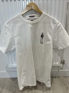 CP Company Mercerized Jersey Logo T-Shirt White Size M - Picture 1 of 5