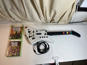 Guitar Hero Xbox 360 X-Plorer Xplorer con cable 95065 RedOctane probado con 2 juegos - Imagen 1 de 24