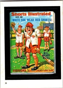 Álbum calcomanías Topps Wacky Packages 1982 #33 revista corta ilustrada - Imagen 1 de 2