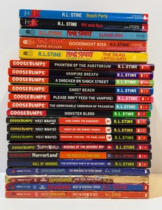 R.L. Stine 22 Book Lot Goosebumps Fear Street Young Adult Horror Fiction - Picture 1 of 6