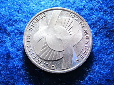 1972 Germany Silver 10 Marks - Olympic Knot - Lustrous Uncirculated - Image 1 of 2