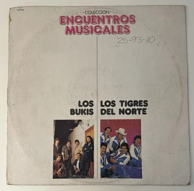 Los Bukis / Los Tigres Del Norte - Encuentros Musicales (1 x LP, 1987 MX, VG) - Image 1 of 4