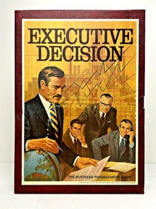 EXECUTIVE DECISION: The Business Management Game, 1971 3M Bookshelf Gm, COMPLETE - Picture 1 of 14