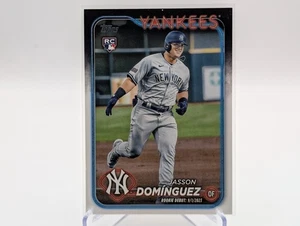 2024 Topps Update Series JASSON DOMINGUEZ #US175 Rookie Debut RC - Foto 1 di 2