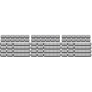 72 pcs 6/8/24 Pin Computer Cable Manager PC Motherboard - Afbeelding 1 van 12