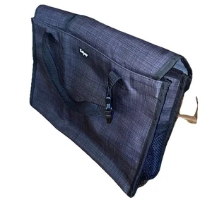 31 Thirty One Bolso Cartera Bolsillos Divididos Gris Oscuro con Borde Negro Usado en Excelente Condición - Imagen 1 de 6