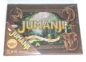 Jumanji Game Real Wooden Box Edition Of The Classic Adventure Board Game Sealed - Picture 1 of 3