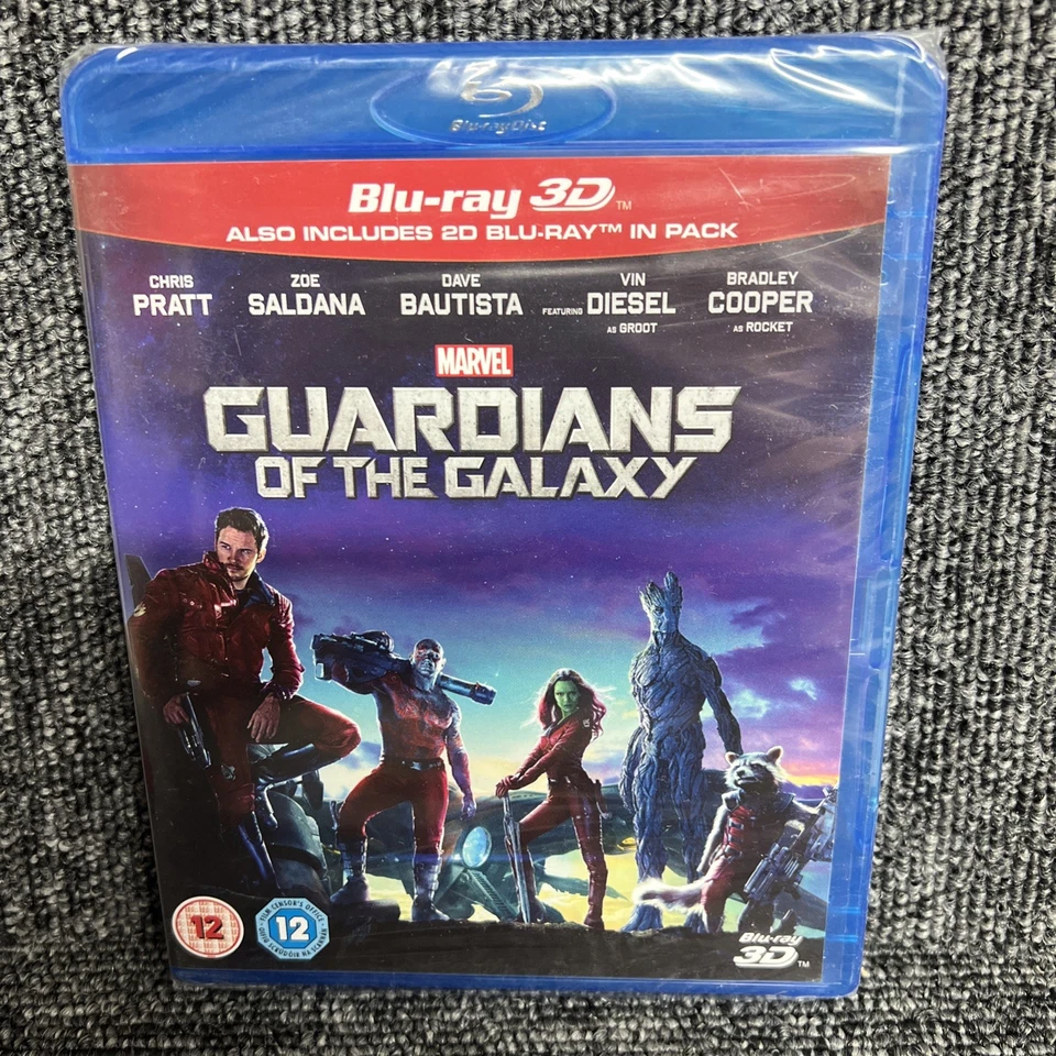 Guardians Of The Galaxy 3D / 2D Blu-Ray (2014) New / Sealed - Image 1 of 1
