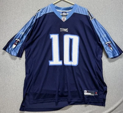 Tennessee Titans #10 Vince Young NFL Football Jersey ADULT XXL NFL Reebok - Image 1 of 4