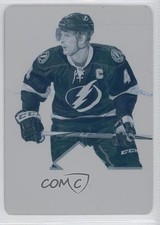 2012 Panini Limited Captains Printing Plate Cyan 1/1 Vincent Lecavalier #176 1p3