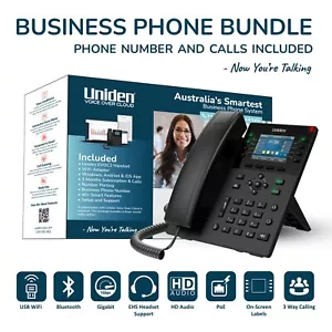 Uniden Voice over Cloud PBX VOIP Business Phone System Bundle plug and play - Picture 1 of 6