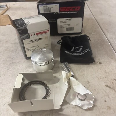 Kit de pistón Yamaha TTR125 TTR 125L Wiseco nuevo Pk1683 anillos pin clips 54,5 mm Foto 1 de 4