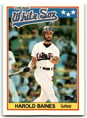 1988 TOPPS UK MINIS HAROLD BAINES CHICAGO WHITE SOX #1 - Image 1 of 2
