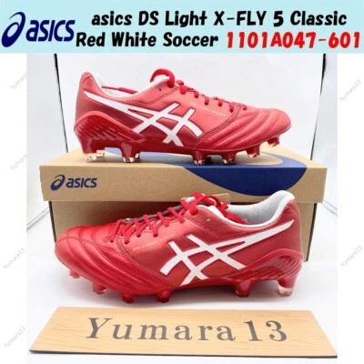 asics DS Light X-FLY 5 Classic Rojo Blanco Fútbol 1101A047-601 Hombres Talla - Imagen 1 de 4
