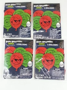 24pc NEW Angry Birds Space Theme Balloons Party 12 Inch - Picture 1 of 3