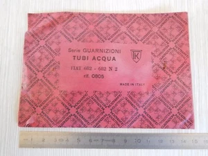 GUARNIZIONI SERIE TUBI ACQUA FIAT 682 - 682N2 - Foto 1 di 2