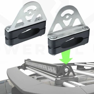 Light bar accessory cross bar mount kit for Land Rover Discovery 3/4 Stainless - Picture 1 of 8