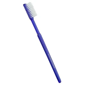wellsamed Einmalzahnbürsten mit Zahnpasta, blau-transparent, 100 Stück - Bild 1 von 2