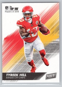 2018 PANINI DAY KICKOFF #40 TYREEK HILL  KANSAS CITY CHIEFS