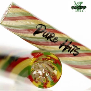 PureHits Glass Filter Tips Rasta or Clear Glass roach Tips Mouthpiece -7 - 9mm - Picture 1 of 23