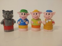 mega bloks three little pigs playset