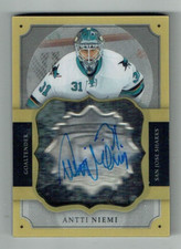 13-14 UD Upper Deck The Cup Brilliance  Antti Niemi  Auto