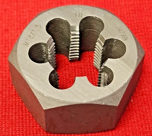 Alfa M18 X 1.5 18MM LEFT HAND MHD70772L Metric Carbon Hex Die 1.4" CS LH - Picture 1 of 8