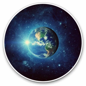 2 x Vinyl Stickers 30cm - Awesome Planet Earth Space Moon Cool Gift #8544 - Afbeelding 1 van 9
