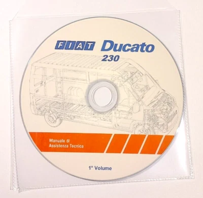 CD MANUALE OFFICINA FIAT DUCATO 230 (1.9 2.0 2.5 cc.) Seconda Serie - Immagine 1 di 4