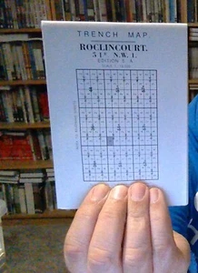 GRABENKARTE VON ROCLINCOURT 51B N.W1 EDITION 5A REPRODUKTION IM MASSSTAB 1:10.000 NEU - Bild 1 von 1