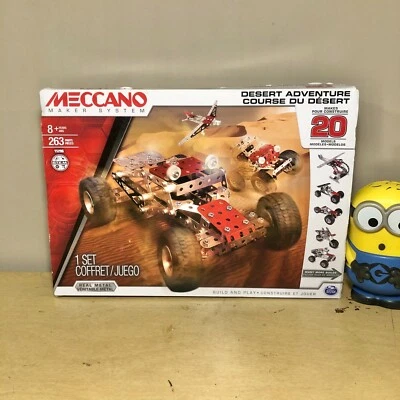 Meccano Maker System Desert Adventure 20 Models Quad, Plane, Helicopter 4x4 - Image 1 of 4