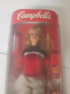 1999 Mattel Barbie Campbell's Alphabet Soup Doll New in Box 26845 - Picture 1 of 6