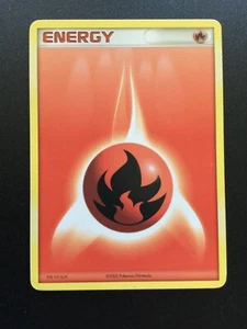 Alte Pokemon Feuer Energie Promo Karte - Vintage 2005 TCG - Bild 1 von 3