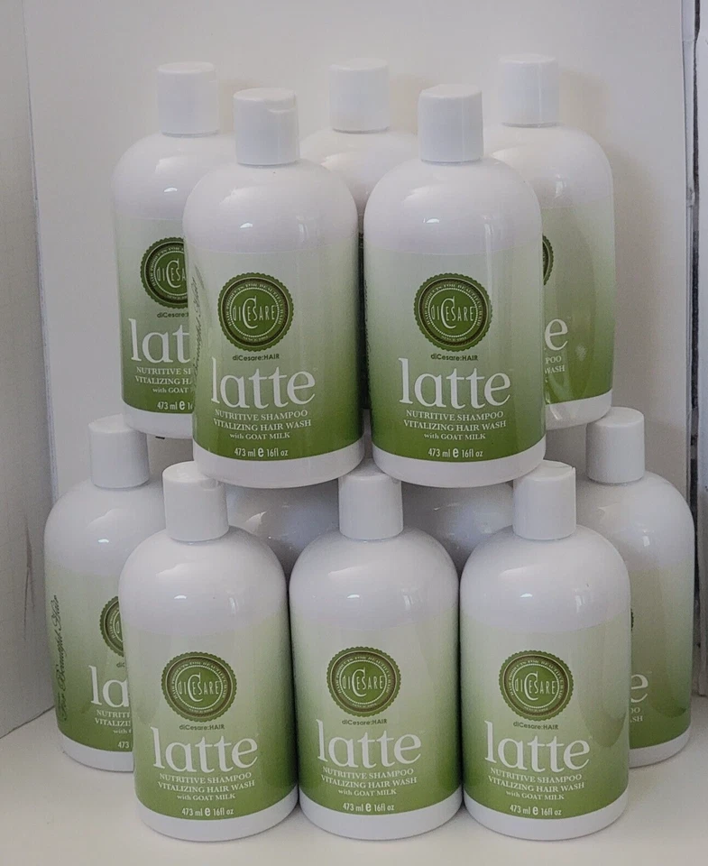 24 DICESARE LATTE питательный шампунь оживляющий мытье волос с козьим молоком 16 жидких унций - Изображение 1 из 3