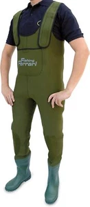 Fishing Ferrari Waders Traspirante da Pesca Scafandro Neoprene Impermeabili - Foto 1 di 1