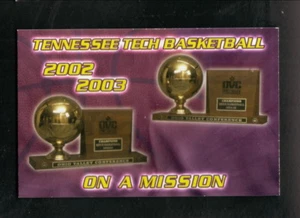 Tennessee Tech Golden Eagles -- 2002-03 Basketball Pocket Spielplan - Bild 1 von 1