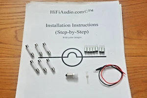 Marantz 2215 TITANIUM upgrade bulbs lights LED lamps FULL Set kit - Picture 1 of 6