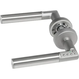 Sicherheitsdrückergarnitur CODE HANDLE "A", TS 35 - 80, links, verchromt matt - Bild 1 von 4