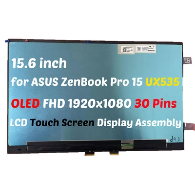 15.6" ATNA56YX03 for ASUS ZenBook Pro 15 UX535 OLED LCD Touch Screen Assembly - Image 1 of 3