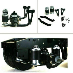 LESU Metal Dual Pneumatic Suspension Kit For TAMIYA RC Tractor Truck Model 1/14 - Picture 1 of 11