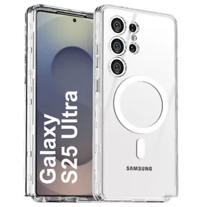 For Samsung Galaxy S25 Ultra/S25+/S25 Case Clear Shockproof Heavy Duty Cover - Picture 1 of 30