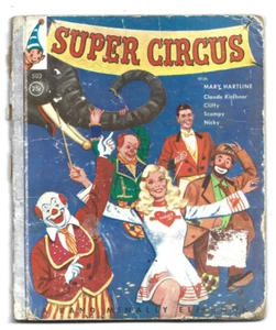 Super Circus Rand McNally Elf Books Vintage Hardcover Helen Wing 1955 - Picture 1 of 3