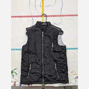 Women's Medium Kenneth Cole Reaction Jacket Vest w/ Faux Leather - Picture 1 of 5