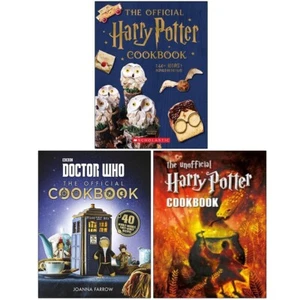 Official Cookbook 3 Books Set Doctor Who,The Unofficial Harry Potter Cookbook - Picture 1 of 4