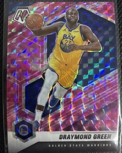 Tarjeta insertada Prizm 2020-21 NBA Panini Mosaic Draymond verde #55 rosa camuflaje - Imagen 1 de 2