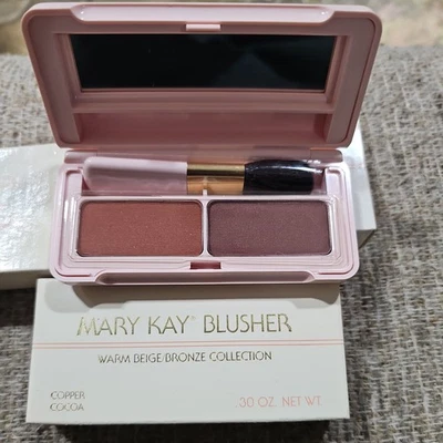 Mary Kay Blusher Warm Beige Bronze Collection copper and cocoa 30oz - Image 1 of 2