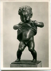 Foto-AK MÜNCHEN Haus d. Deutschen Kunst, G. A. Bredow "Brunnenbuberl" 30er - Bild 1 von 1