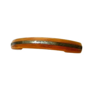 Art Deco Single Pull Bakelite and Metal - 3 1/8" Center to Center - Picture 1 of 5