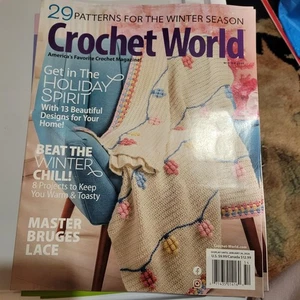 Crochet World Magazine Winter 2025 ~ Get In The Holiday Spirit ~ Beat Winter - Picture 1 of 6